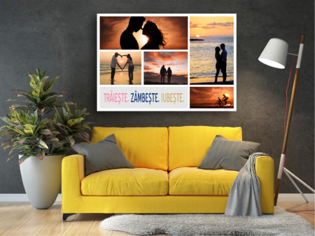 Tablou Canvas Personalizat - Cuplu (5 fotografii) [1]