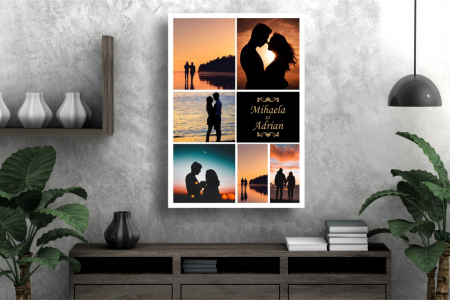 Tablou Canvas Personalizat - Cuplu (6 fotografii) [1]