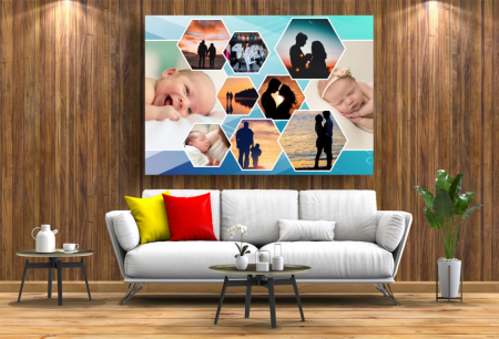 Tablou Canvas Personalizat - Familie (colaj) [1]