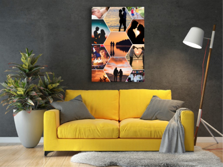 Tablou Canvas Personalizat - Familie (colaj 9 fotografii) [1]