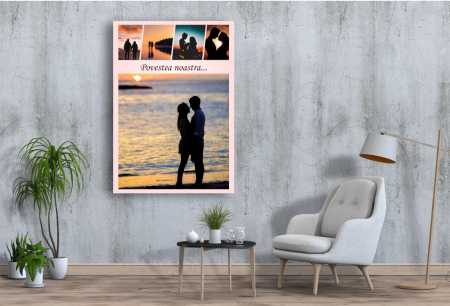 Tablou Canvas Personalizat - Povestea noastra (5 fotografii) [1]