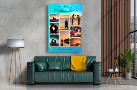 Tablou Canvas Personalizat - Povestea noastra (colaj 8 fotografii) [1]