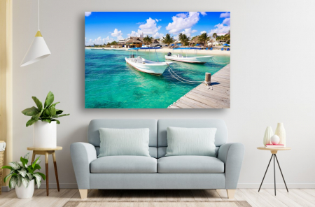 Tablouri Canvas cu peisaje - Tablou Canvas - Plaja din paradis