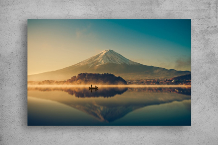 Tablou Canvas - Reflexia muntelui Fiji [1]