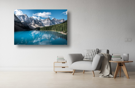 Tablouri Canvas cu peisaje - Tablou Canvas - Reflexia muntilor in lac