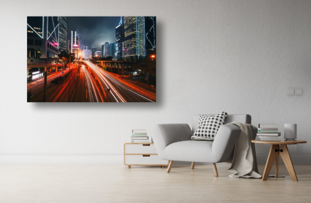 Tablouri Canvas Urbane - Tablou Canvas - Strazi aglomerate la amurg