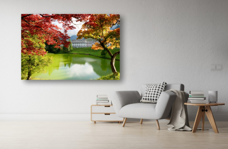 Tablouri Canvas cu peisaje - Tablou Canvas - Toamna in Alpii francezi