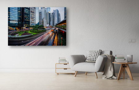 Tablouri Canvas Urbane - Tablou Canvas - Traficul din Hong Kong