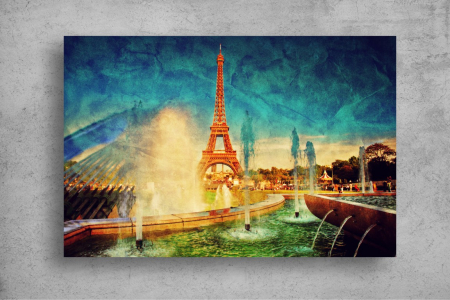 Tablou Canvas - Turnul Eiffel vintage [1]