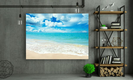 Tablouri Canvas cu peisaje - Tablou Canvas - Valuri la mal