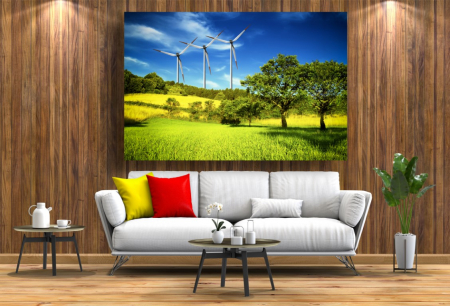 Tablouri Canvas cu peisaje - Tablou Canvas - Ventilatoare uriase