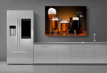 Tablouri Canvas Drinks - Bere blonda si bruna [1]