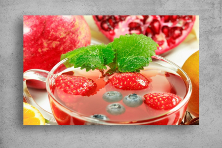 Tablouri Canvas Drinks - Tablouri Canvas Drinks - Capsuni si afine