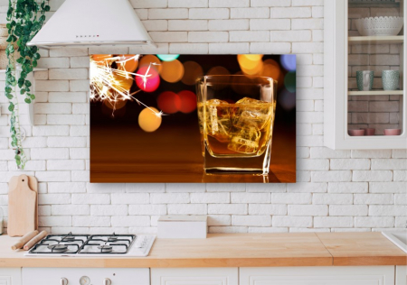 Tablouri Canvas Drinks - Whisky cu gheata [1]
