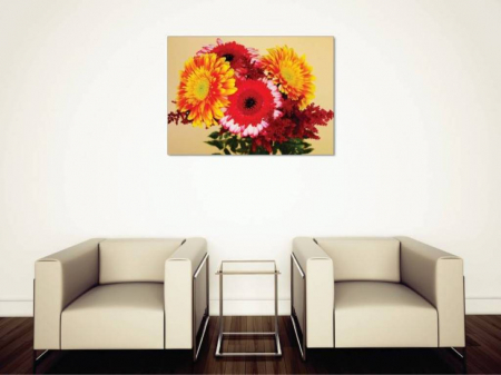 Tablouri Canvas Flori - Buchet viu colorat [1]