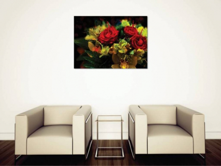 Tablouri Canvas Flori - Buchetul cu trandafiri [1]