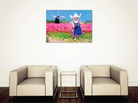 Tablouri Canvas Flori - Fetita pe camp [1]
