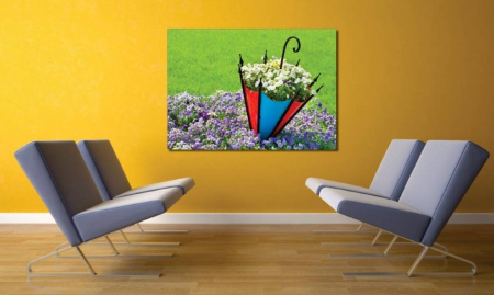 Tablouri Canvas Flori - Umbrela cu flori [1]
