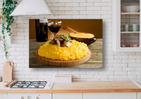 Tablouri Canvas Food - Mamaliguta cu vin [1]