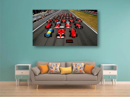 Tablouri Canvas Masini - Istoria rosie a F1 [1]