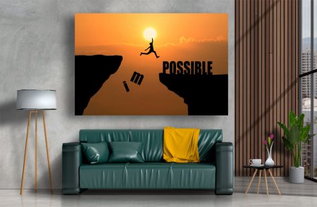 Tablouri Canvas Motivationale - Saritura spre posibil [1]