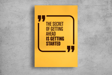 Tablouri Canvas Motivationale - Tablouri Canvas Motivationale - Secretul mersului inainte