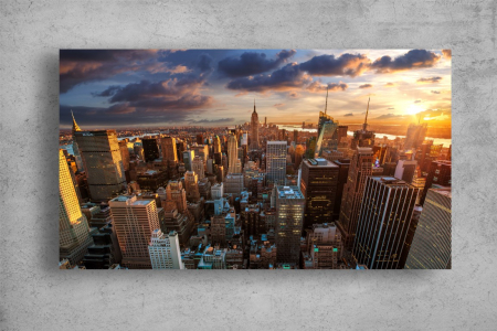 Tablouri Canvas Urbane - Tablouri Canvas Urbane - Apus la New York