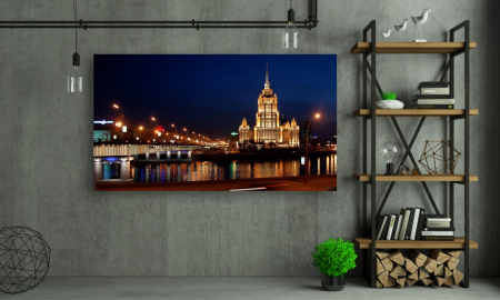 Tablouri Canvas Urbane - Malul raului noaptea [1]