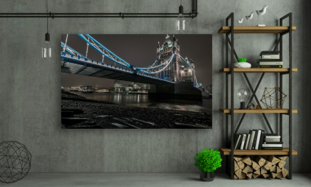 Tablouri Canvas Urbane - Podul albastru [1]