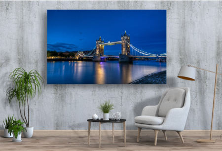 Tablouri Canvas Urbane - Podul din Londra noaptea [1]