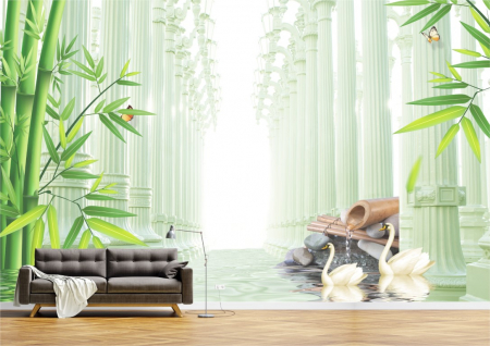 Peisaje - Tapet Premium Canvas - Abstract coloane