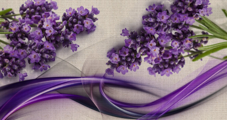 Tapet Premium Canvas - Abstract lavanda [1]