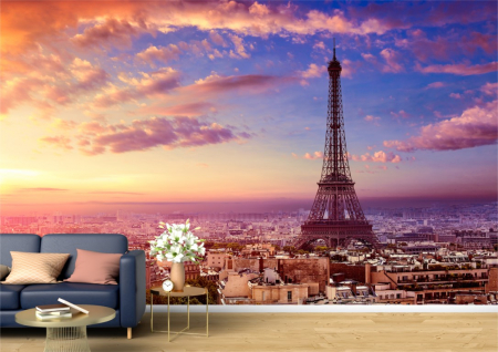 Urbane - Tapet Premium Canvas - Apus la Paris