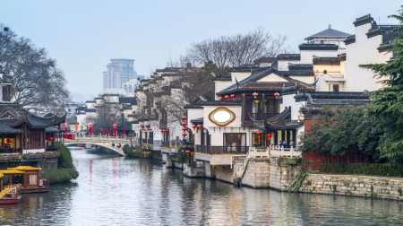Tapet Premium Canvas - Arhitectura din Nanjing [1]