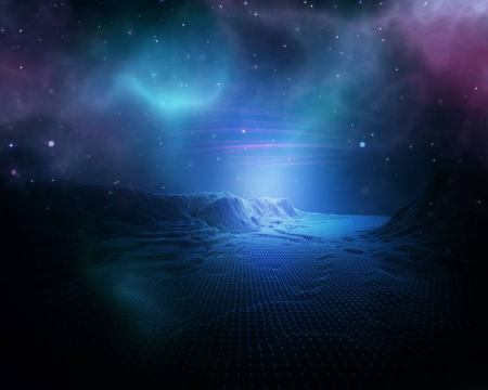 Abstract - Abstract 3D - Tapet Premium Canvas - Aurora Boreala