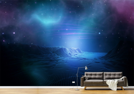 Tapet Premium Canvas - Aurora Boreala [2]