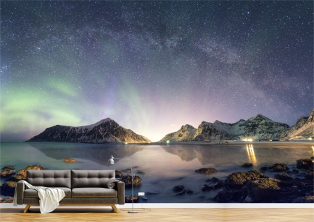 Aurora boreala - Tapet Premium Canvas - Aurora Boreala 4