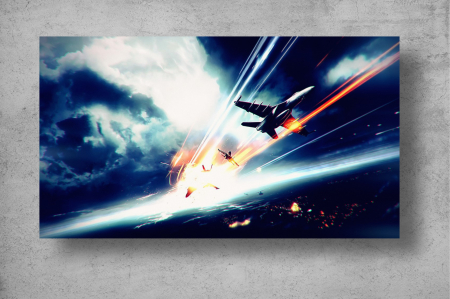 Tapet Premium Canvas - Avioane in zbor [1]