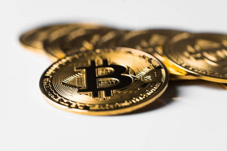 Tapet Premium Canvas - Bitcoin [2]