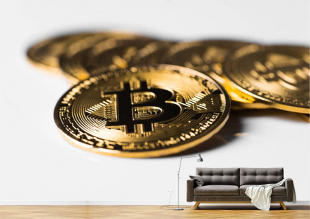 Tapet Premium Canvas - Bitcoin [1]