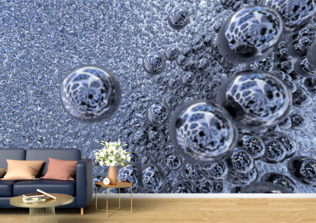 Abstract - Abstract 3D - Tapet Premium Canvas - Bule albastre 3d abstract