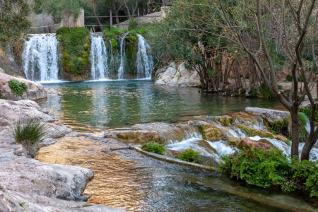 Tapet Premium Canvas - Cascada tripla [1]
