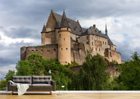Urbane - Tapet Premium Canvas - Castelul din Luxembourg