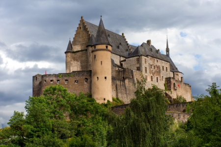 Tapet Premium Canvas - Castelul din Luxembourg [1]