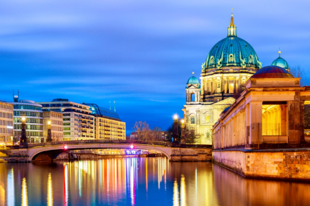 Tapet Premium Canvas - Catedrala din Berlin [1]