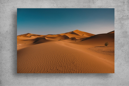 Tapet Premium Canvas - Cerul albastru deasupra desertului [1]