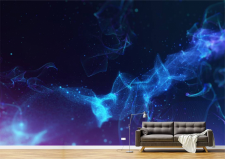 Tapet Premium Canvas - Cerul cu valuri abstracte [1]