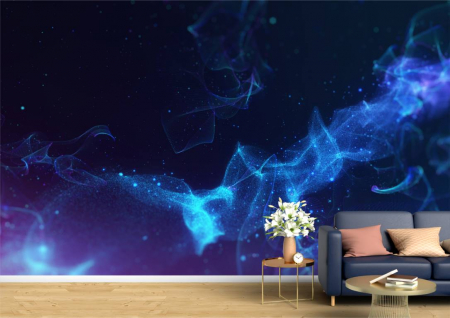 Abstract - Abstract 3D - Tapet Premium Canvas - Cerul cu valuri abstracte