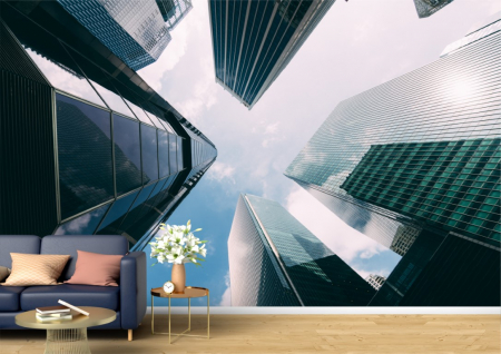 Urbane - Tapet Premium Canvas - Cladiri inaltate spre cer