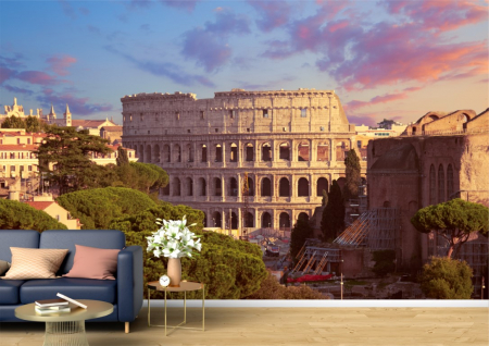 Urbane - Tapet Premium Canvas - Colosseumul din Roma